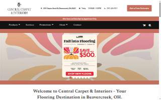 Central Carpet & Interiors website