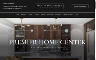 Premiere Home Center website