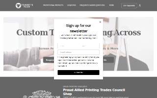 Tshirts Place website