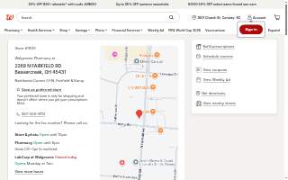 Walgreens Pharmacy website