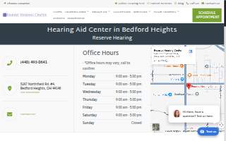 Audiologist website