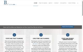 Baron Law, LLC website