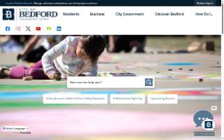 Bedford Service Department website