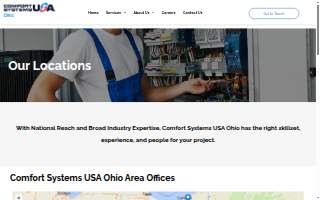 Comfort Systems USA Ohio Inc website