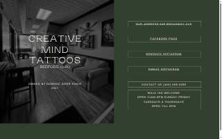 Creative Mind Tattoos website
