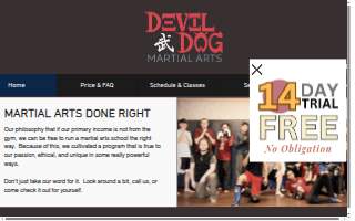 Devil Dog Martial Arts website