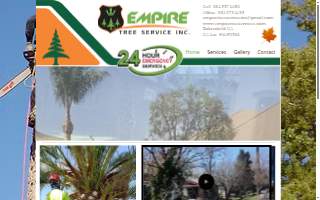 Empire Tree Services of Bedford website