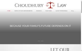 Choudhury Law L.L.C. website