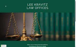 Lee R Kravitz Law Offices website