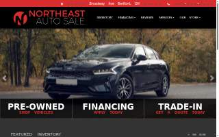 Northeast Auto Sale website