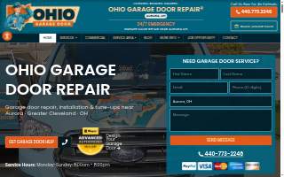 Ohio Garage Door Repair of Bedford Heights website