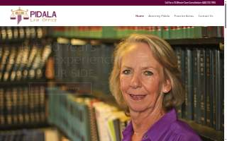 Pidala Law Office website