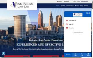 Van Ness Law, Ltd of Bedford Heights website