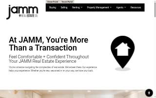 JAMM Real Estate Co. and JAMM Property Management website