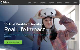 Optima Dermatology website