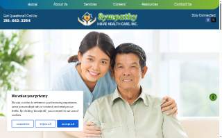 Sympathy Home Health Care, Inc of Bedford website