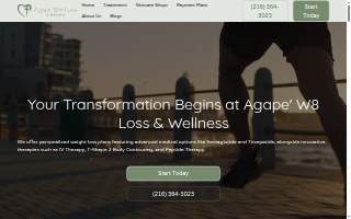 Agape' W8 Loss & Wellness of Berea website