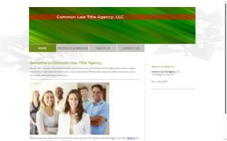 Common Law Title Agency website