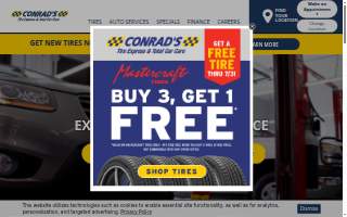 Conrad's Tire Express & Total Car Care of Berea website