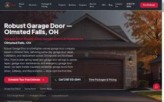 Robust Garage Door LLC website