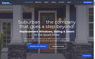 Suburban Custom Construction & Property Preservation website