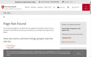 University Hospitals - Department of Dermatology website