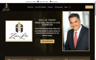 Zaber Law website