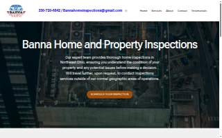 Banna Home and Property Inspections website