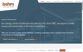 BSHM Architects, Inc. website