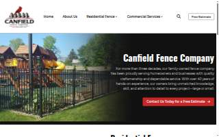 Canfield Fence Co website