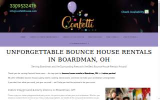 Confetti House website