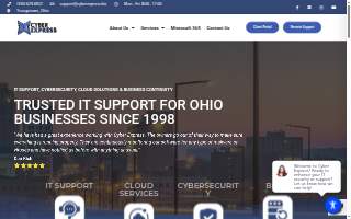 Cyber Express IT Support website