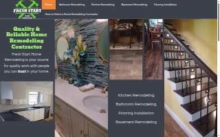 Fresh Start Home Remodeling LLC website