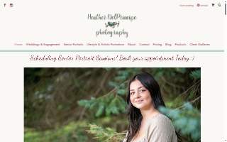 Heather DelPrincipe Photography website