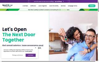 Next Door Lending Ohio of Boardman website