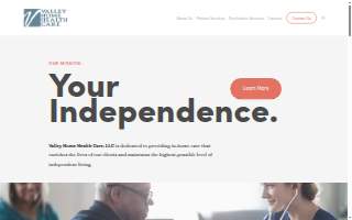 Valley Home Health Care website