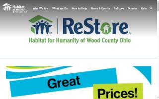 Habitat for Humanity ReStore Bowling Green website