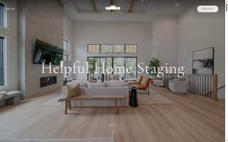 Helpful Home Staging Design & Rental website
