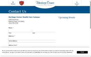 Heritage Corner Health Care website