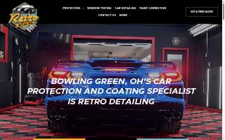Retro Detailing & Window Tinting website