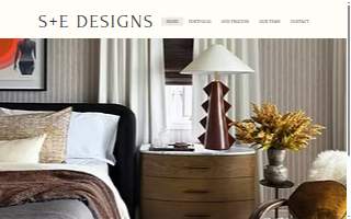 S + E Designs website