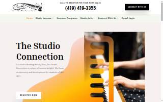 The Studio Connection website