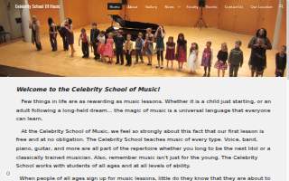 Celebrity School of Music website