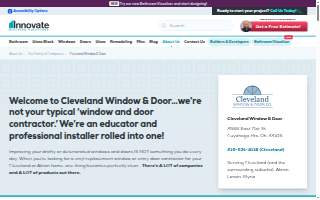 Cleveland Windows website