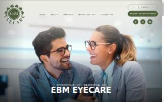 EBM Eyecare - Brecksville website