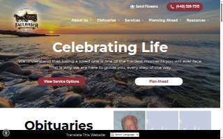 Faulhaber Funeral Home website