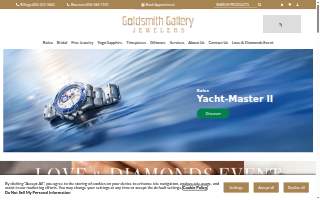 Goldsmith Gallery Jewelers of Bozeman website