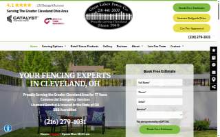 Great Lakes Fence Company website