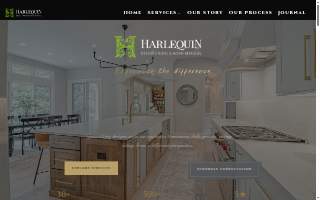 Harlequin Design Studio website
