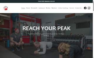 Higher Heights Fitness website